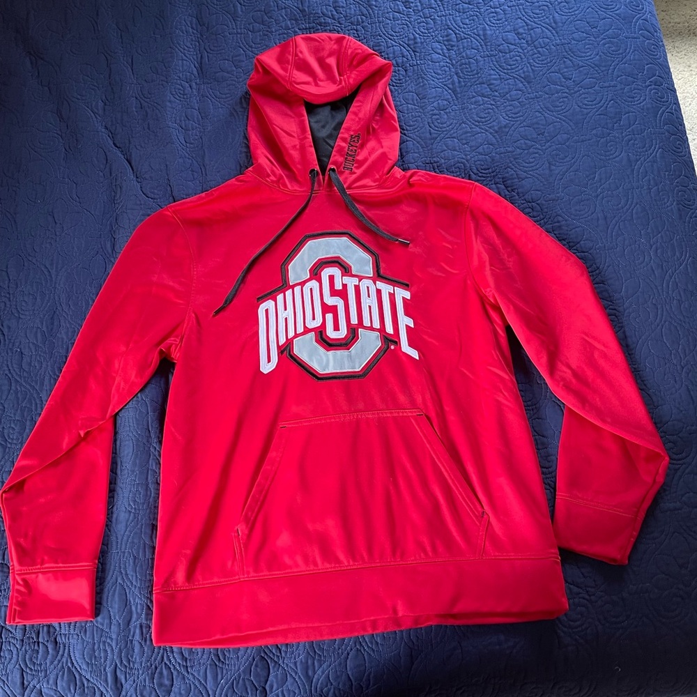 Varsity Ohio State Red Hoodie